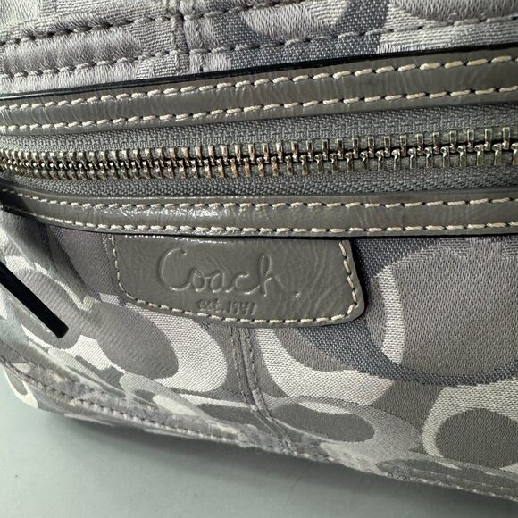 Coach F15054 Optic Signature Penelope Signature Canvas Hobo Shoulder Bag - Picture 4 of 15